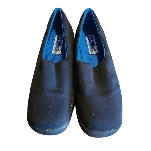 Keds black thick heel silp on loafer shoes - Picture 1 of 10